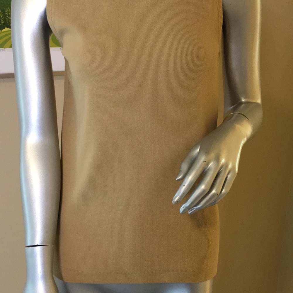 LOFT | Perfect Ribbed Mock Neck Tank Top - Picture 4 of 10